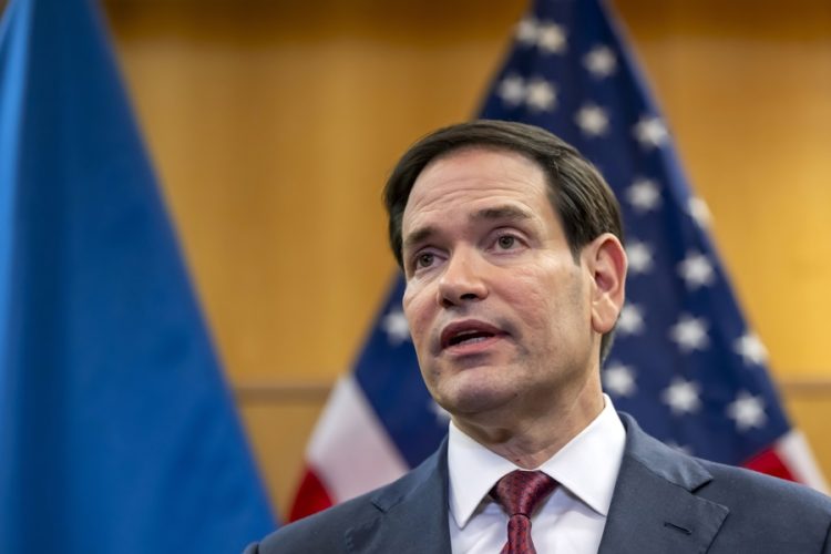 Imagen de Archivo del secretario de Estado de Estados Unidos, Marco Rubio. EFE/EPA/MARTIAL TREZZINI