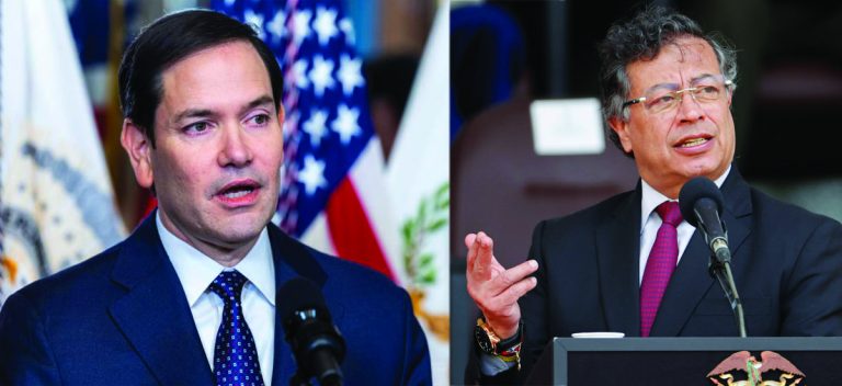 (FILE)- US Secretary of State Marco Rubio delivers remarks after being sworn in by US Vice President JD Vance (unseen) in the Vice President's ceremonial office in Washington, DC, USA, 21 January 2025. EFE/EPA/SHAWN THEW / POOL