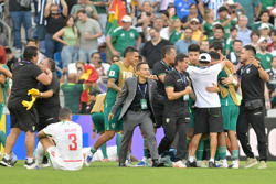 2-1. Bolivia comes from behind to beat Suriname and will face Iraq for a spot in the World Cup.