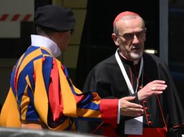 Israel blocks Palm Sunday Mass in Jerusalem! (FILE) Italian Cardinal and Latin Patriarch of Jerusalem Pierbattista Pizzaballa leaves after the meeting of the General Congregation of Cardinals, in Vatican City, 02 May 2025. EFE/EPA/ETTORE FERRARI
