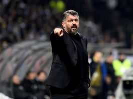 Head coach of Italy Gennaro Gattuso gestures on the touchline during the FIFA World Cup 2026 European playoff match between Bosnia and Herzegovina and Italy in Zenica, Bosnia and Herzegovina, 31 March 2026. EFE-EPA/NIDAL SALJIC