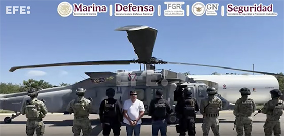 Mexico City, Apr 27 (EFE).- Mexican Army Special Forces and the National Guard arrested César Alejandro “N,” alias El Güero Conta, on Monday, identifying him as the alleged financial operator of Audias Flores Silva, or “El Jardinero,”