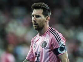 Leo Messi, capitán del Inter Miami. EFE/EPA/CRISTOBAL HERRERA-ULASHKEVICH