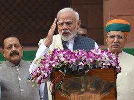 [FILE] Indian Prime Minister Narendra Modi (C) addresses the media before the Winter Session of Parliament at parliament house in New Delhi, India, 25 November 2024. EFE-EPA/MANISH JAIN
