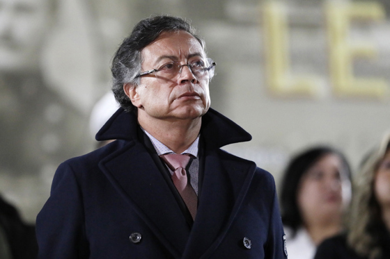 File photo from December 29, 2025, showing Colombian President Gustavo Petro in Bogotá, Colombia. EFE/Carlos Ortega/FILE