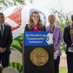 New Jersey Gov. Mikie Sherrill funding organizations hosting fan and community events for the 2026 FIFA World Cup!