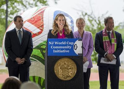 New Jersey Gov. Mikie Sherrill funding organizations hosting fan and community events for the 2026 FIFA World Cup!