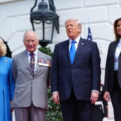 Trump bids farewell to King Charles III!