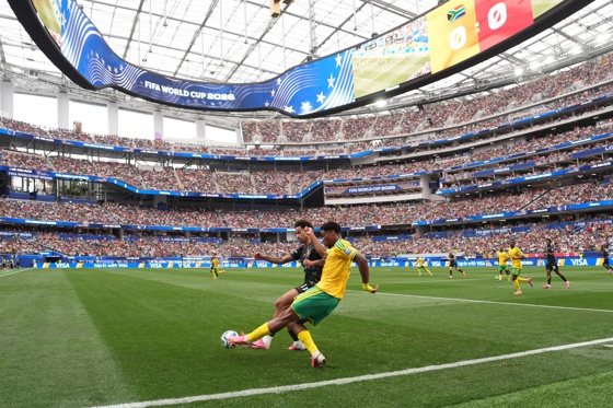 General view during the FIFA World Cup 2026 Round of 32 match South Africa against Canada, in Los Angeles, USA, 28 June 2026. (Sudáfrica) EFE/EPA/SCOTT STRAZZANTE