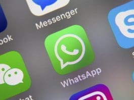 Social Media tackling Sexual extortion! (FILE) The logo of the messaging application WhatsApp (C) is pictured on a smartphone screen in Taipei, Taiwan, 26 September 2017. EPA/RITCHIE B. TONGO