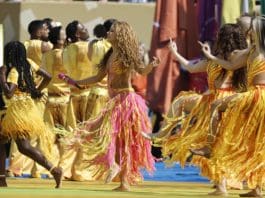 Shakira and others perform at World Cup Soccer Final! Colombian Shakira performs during the half time show at the FIFA World Cup 2026 final match between Spain and Argentina at MetLife stadium in East Rutherford, NJ, US, 19 July 2026. EFE/ Lavandeira Jr