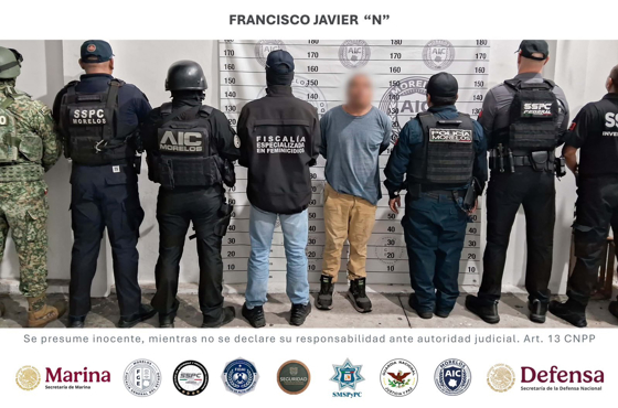 Photo provided of Francisco Javier, alias El Trompas, a suspect in the murder of Spanish student Claudia Tacoronte.Sep. 17, 2026. EFE/Morelos. Prosecutor General's Office account on social media platform X
