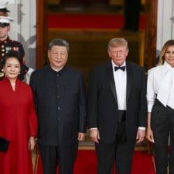 China & USA Diplomatic Protocol Display!