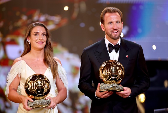 Harry Kane wins the 2026 Men’s Ballon d’Or.