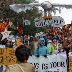 ‘No Kings’ events boost early voting in the US!